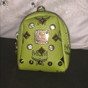 Mcm backpack charm keychain
